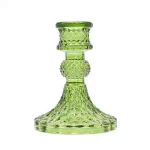 Vintage Dinner Candle Holder – Garden Jade | www.artisangoods.co.uk 1