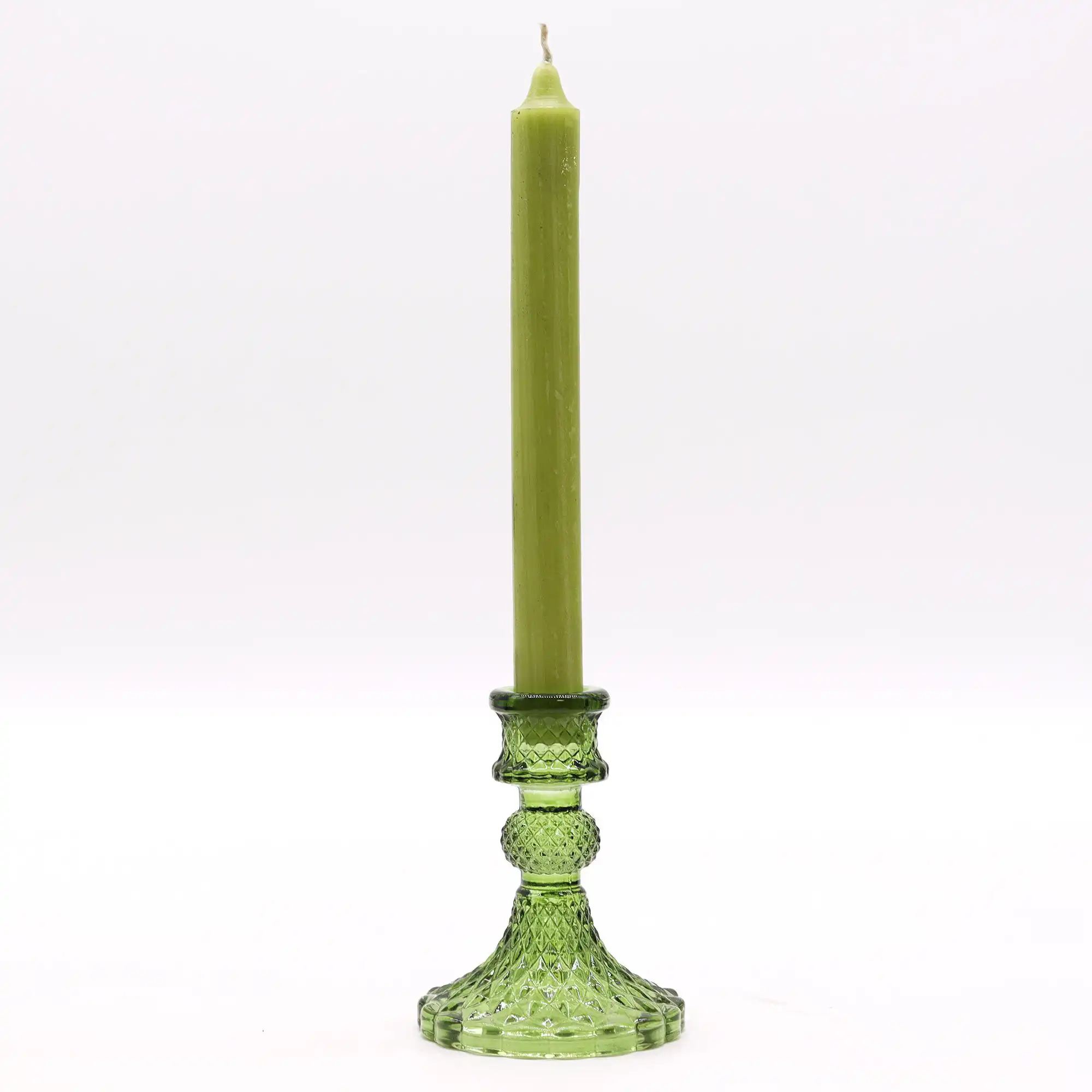 Vintage Dinner Candle Holder – Garden Jade | www.artisangoods.co.uk 3 Vintage Dinner Candle Holder – Garden Jade | www.artisangoods.co.uk 2
