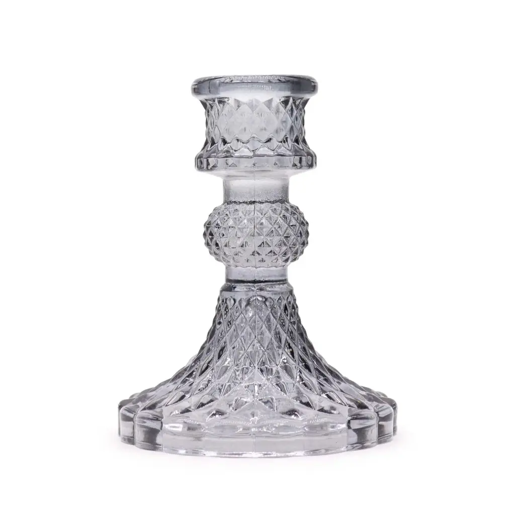 Vintage Dinner Candle Holder – Midnight Grey | www.artisangoods.co.uk