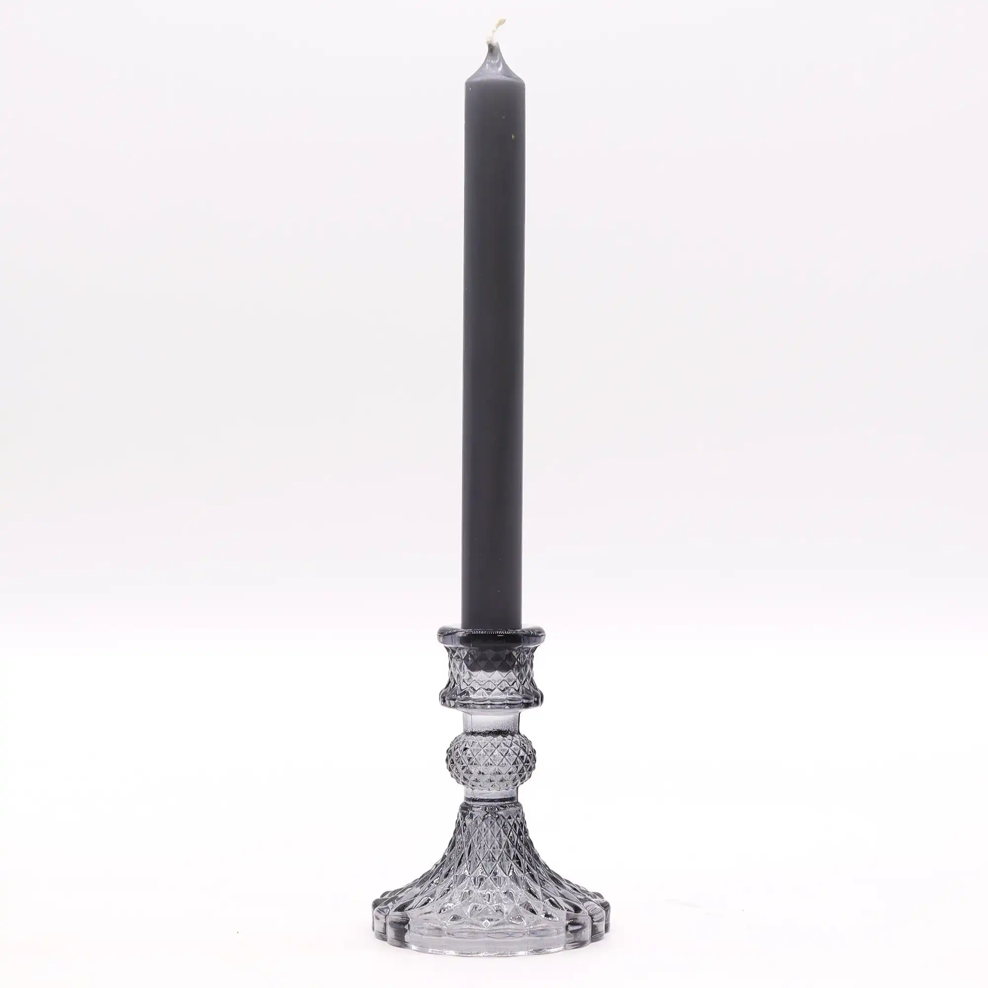 Vintage Dinner Candle Holder – Midnight Grey | www.artisangoods.co.uk 3 Vintage Dinner Candle Holder – Midnight Grey | www.artisangoods.co.uk 2