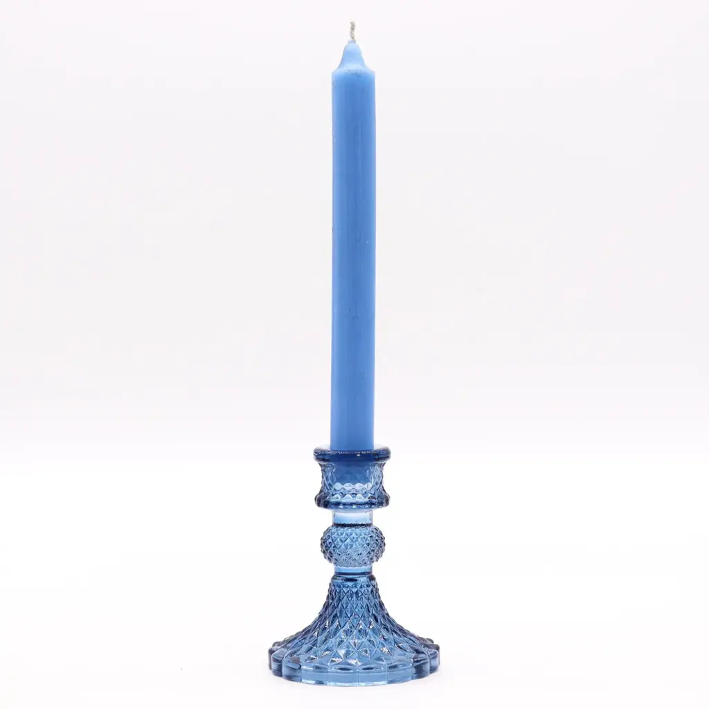 Vintage Dinner Candle Holder – Royal Blue | www.artisangoods.co.uk 2 Vintage Dinner Candle Holder – Royal Blue | www.artisangoods.co.uk 2