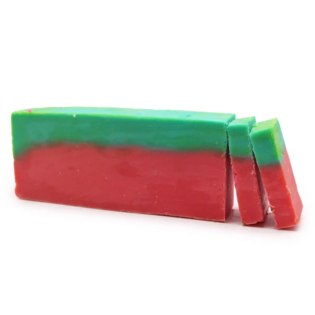 Watermelon – Olive Oil Soap Loaf | www.artisangoods.co.uk