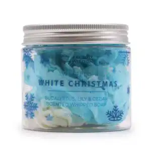 White Christmas Whipped Soap 120g | www.artisangoods.co.uk 1
