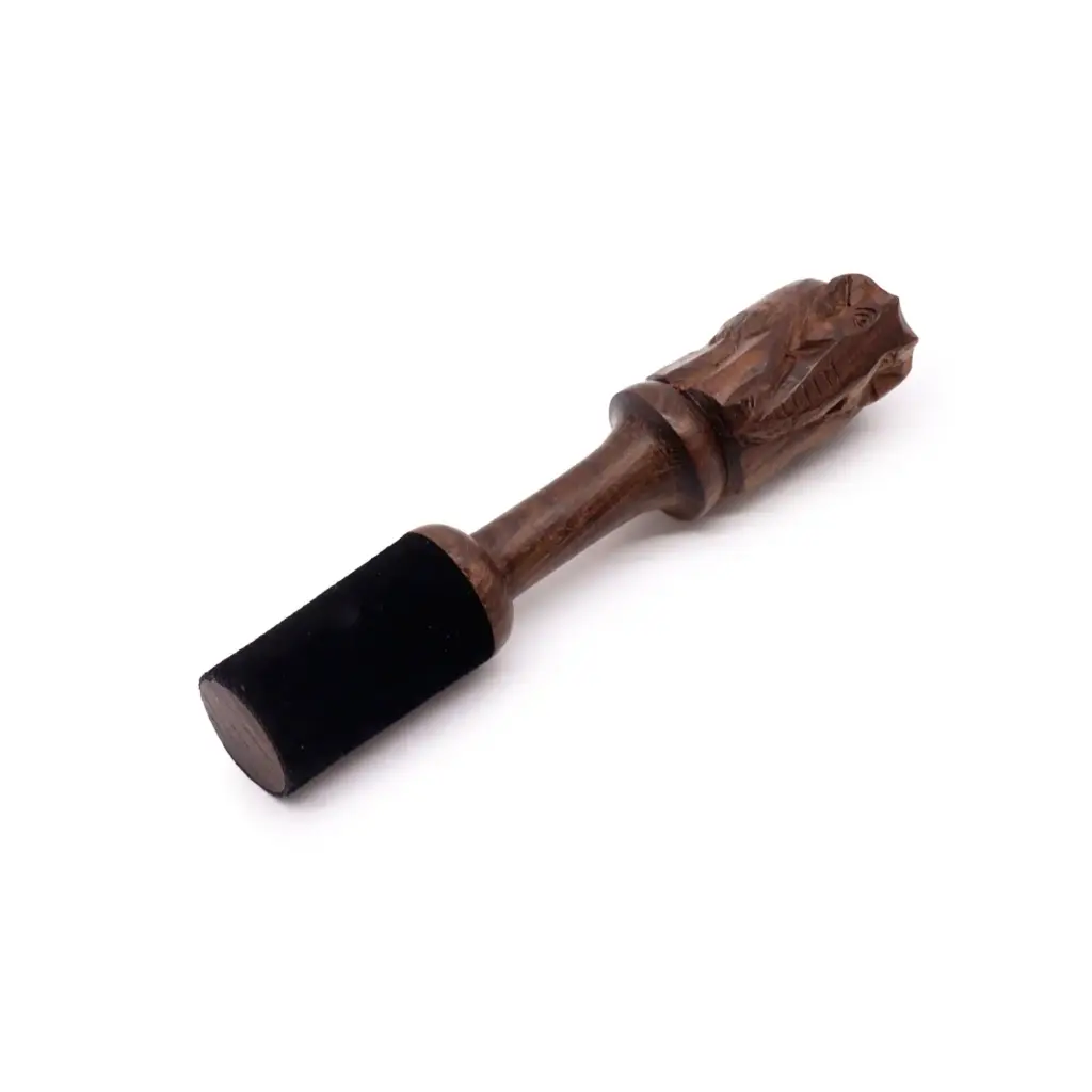 Wooden Stick – 14cm  – Elephant Carving | www.artisangoods.co.uk