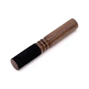 Wooden Stick – 18cm  – Medium Double Ring | www.artisangoods.co.uk 1