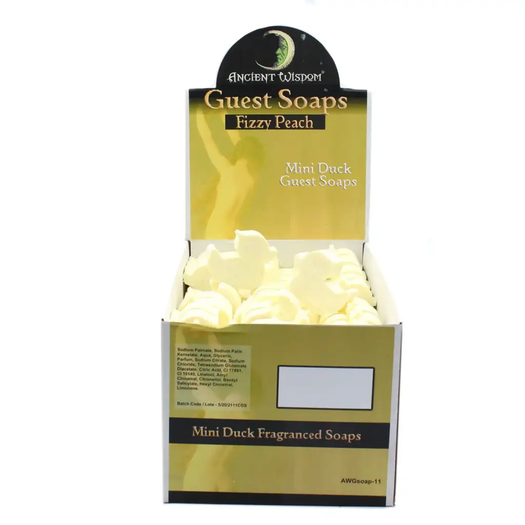 Yellow Duck Guest Soap – Fizzy Peach | www.artisangoods.co.uk 2