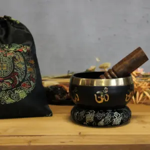 Yoga Om Singing Bowl Set | www.artisangoods.co.uk 6