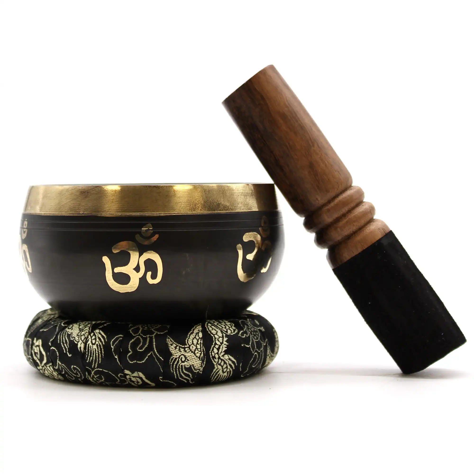 Yoga Om Singing Bowl Set | www.artisangoods.co.uk 3 Yoga Om Singing Bowl Set | www.artisangoods.co.uk 2