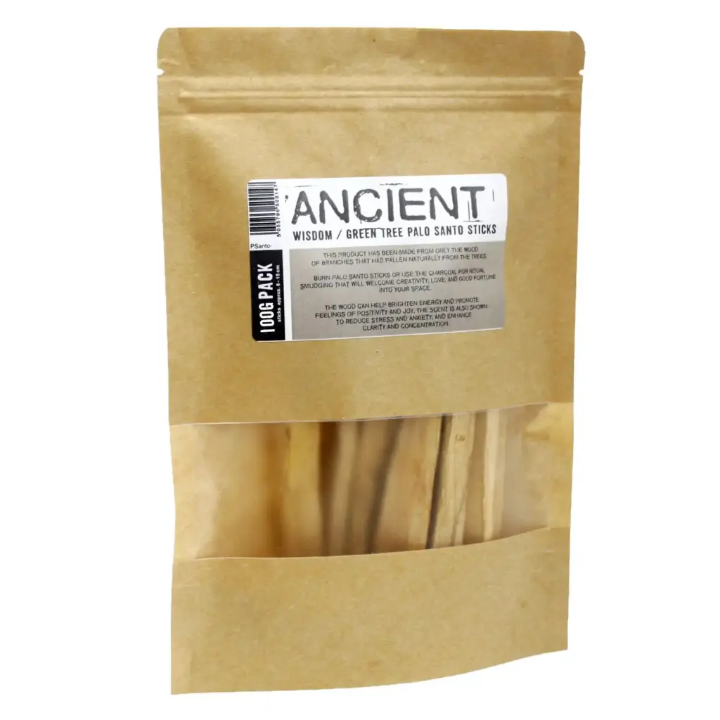 100g Green Tree Palo Santo Sticks 10-15 sticks | www.artisangoods.co.uk