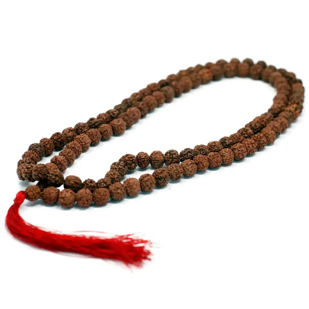 108 Rudraksha Mala – Brown | www.artisangoods.co.uk