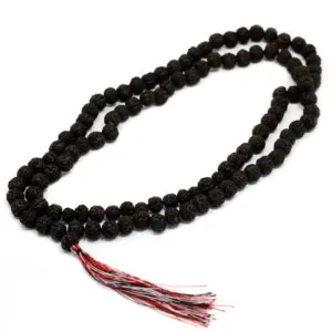 108 Rudraksha Mala – Dark | www.artisangoods.co.uk 2