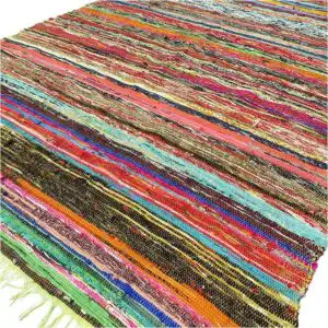 151 x 90cm Luxury Rag Rug – Green | www.artisangoods.co.uk 151 x 90cm Luxury Rag Rug – Green | www.artisangoods.co.uk 1