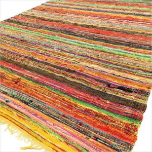 154 x 90cm Luxury Rag Rug – Yellow | www.artisangoods.co.uk 154 x 90cm Luxury Rag Rug – Yellow | www.artisangoods.co.uk 1