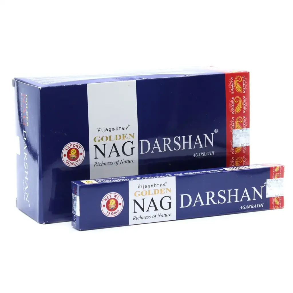 15g Golden Nag – Darshan Incense | www.artisangoods.co.uk