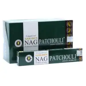15g Golden Nag – Patchouli Incense | www.artisangoods.co.uk 1