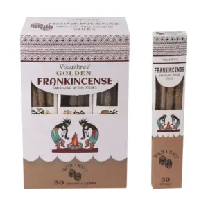 30g Golden Frankincense Smudging Resin Sticks | www.artisangoods.co.uk 3