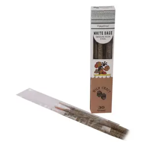 30g Golden White Sage Smudging Resin Sticks | www.artisangoods.co.uk 3