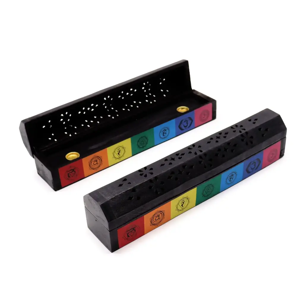 7 Chakra Colour Smoke Box | www.artisangoods.co.uk