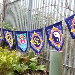 7 Flags Banner – Love in the Center | www.artisangoods.co.uk 7 Flags Banner – Love in the Center | www.artisangoods.co.uk 1