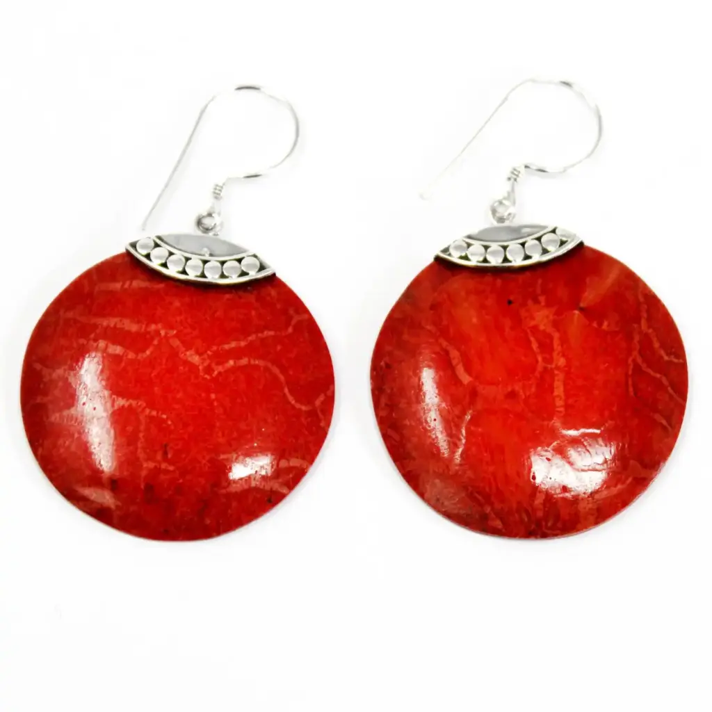 925 Silver Earrings – Classic Disc | www.artisangoods.co.uk