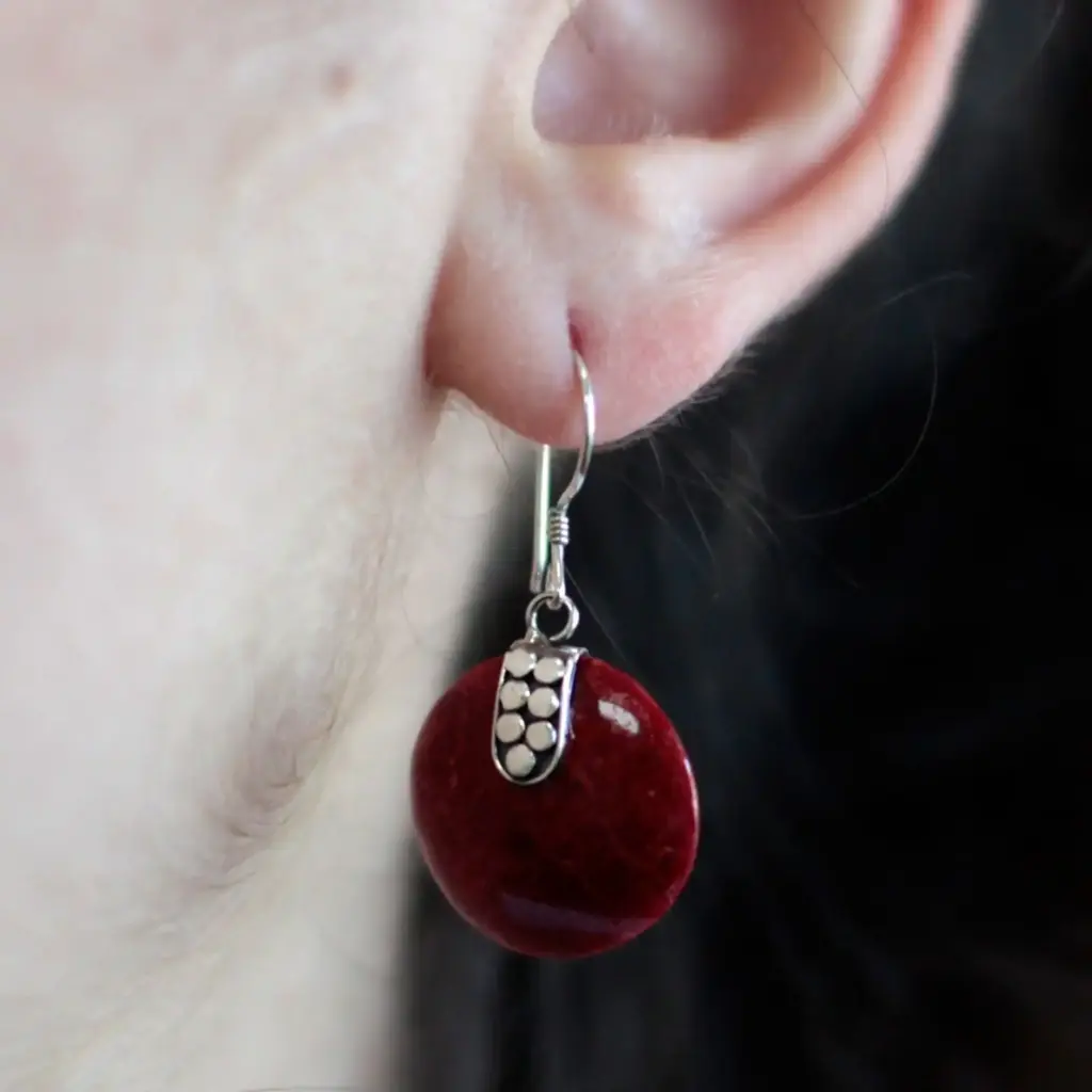 925 Silver Earrings – Disc Disc Décor | www.artisangoods.co.uk 5