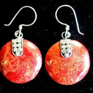 925 Silver Earrings – Disc Disc Décor | www.artisangoods.co.uk 2
