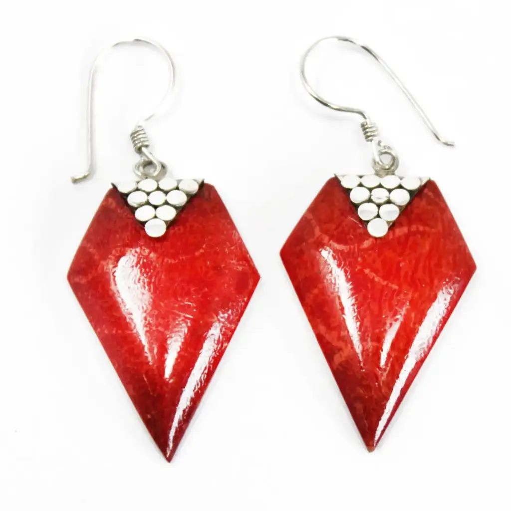 925 Silver Earrings – Grapes | www.artisangoods.co.uk
