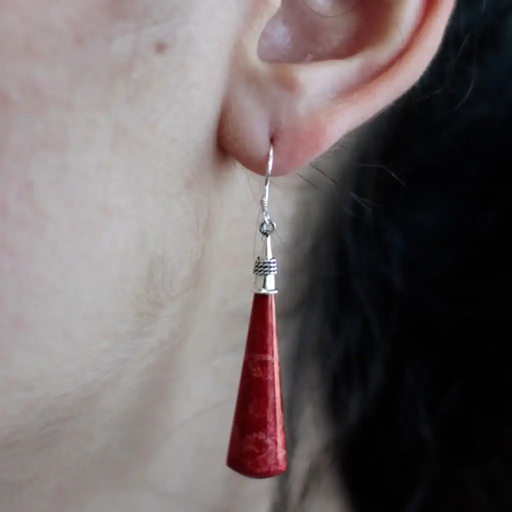 925 Silver Earrings – Long Teardrop | www.artisangoods.co.uk 5