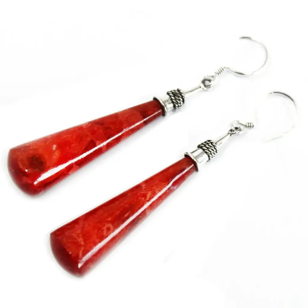 925 Silver Earrings – Long Teardrop | www.artisangoods.co.uk