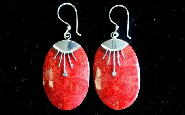 925 Silver Earrings – Oval Décor | www.artisangoods.co.uk 3 925 Silver Earrings – Oval Décor | www.artisangoods.co.uk 2
