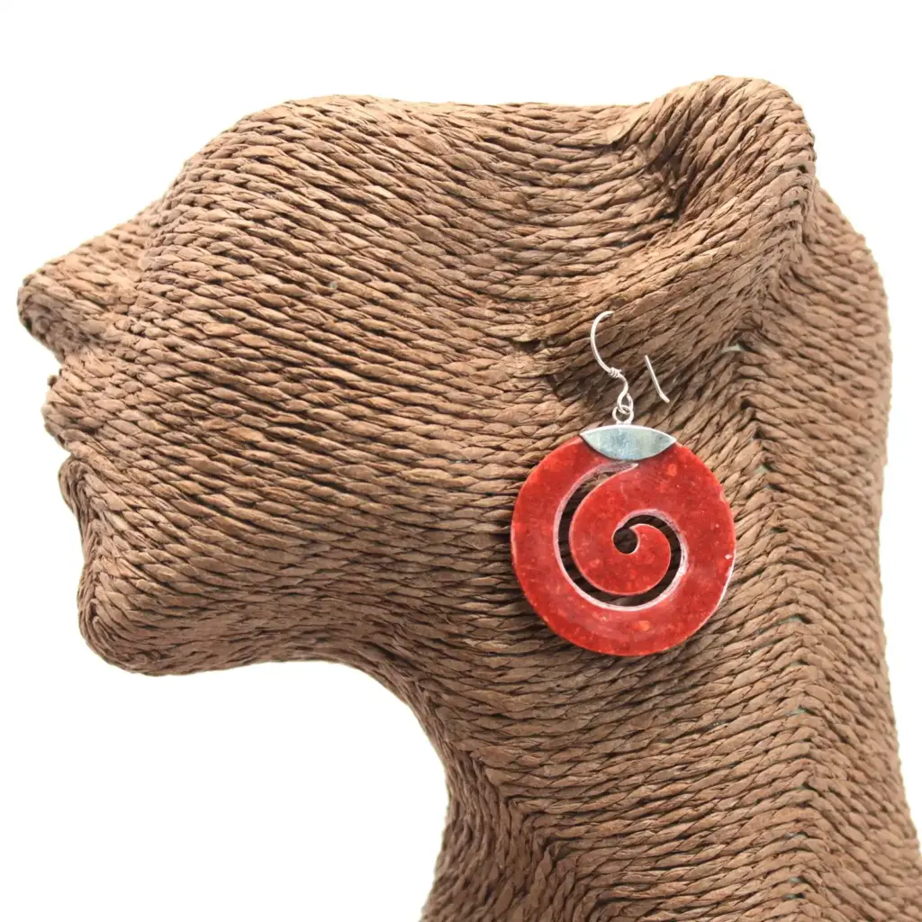 925 Silver Earrings – Scroll Design | www.artisangoods.co.uk 3