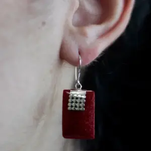 925 Silver Earrings – SQ Mini Discs | www.artisangoods.co.uk 5