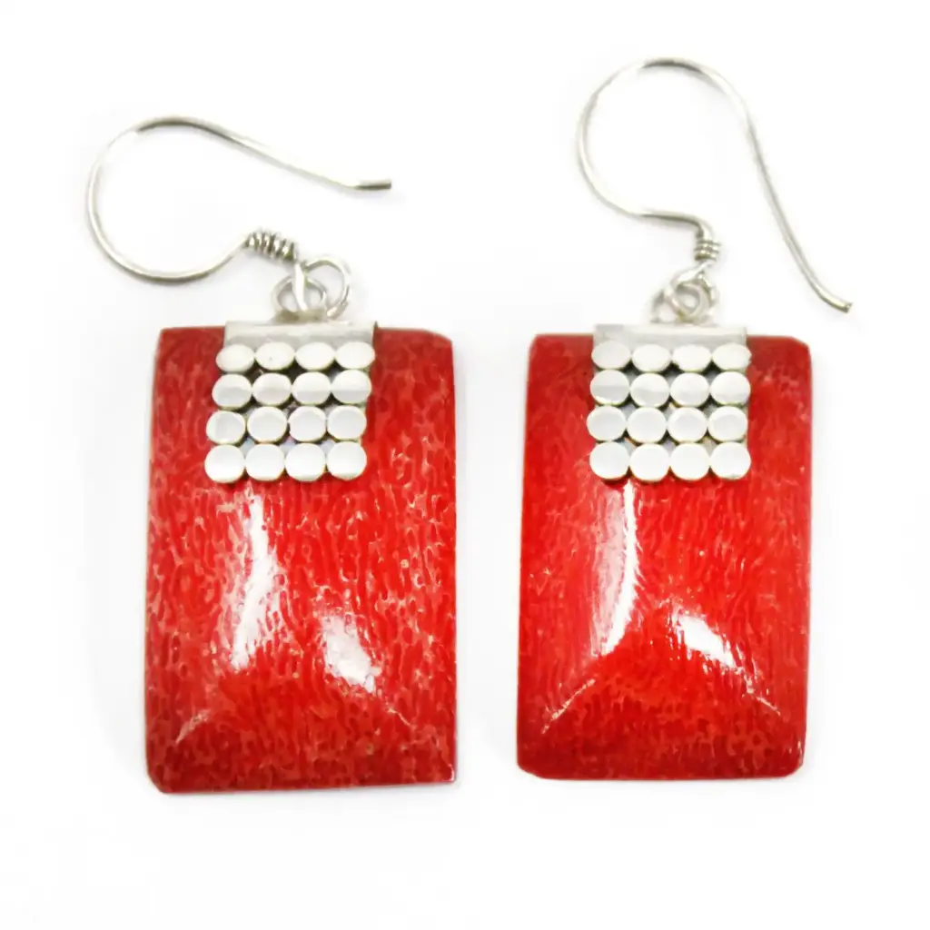 925 Silver Earrings – SQ Mini Discs | www.artisangoods.co.uk