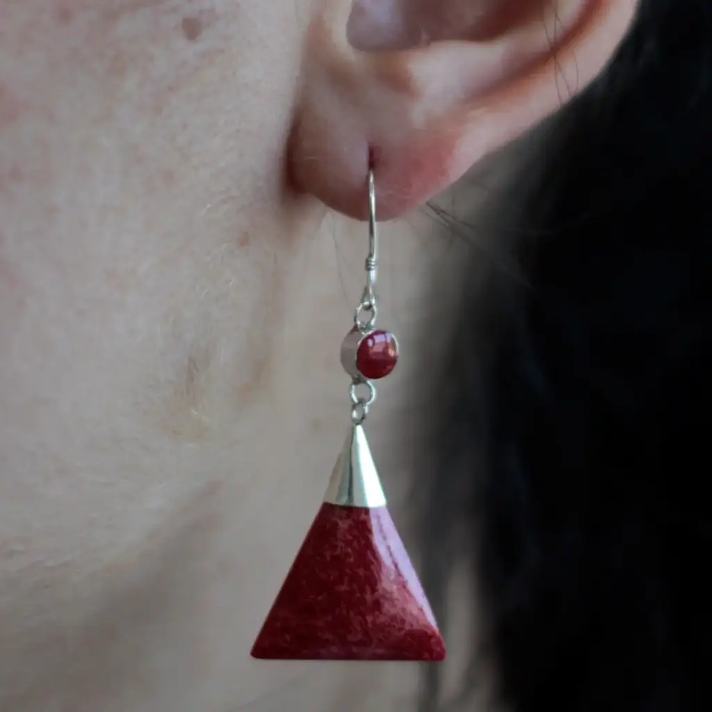 925 Silver Earrings – Triangle Double Drop | www.artisangoods.co.uk 5 925 Silver Earrings – Triangle Double Drop | www.artisangoods.co.uk 5