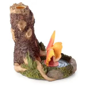 Ancient Tree Fairy Lake Backflow Incense Burner | www.artisangoods.co.uk 2