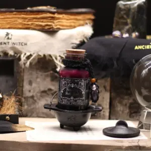 Ancient Witch Bath Spell Potion & Amethyst Crystal Amulet – Seduction | www.artisangoods.co.uk 6