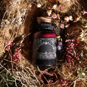 Ancient Witch Bath Spell Potion & Amethyst Crystal Amulet – Seduction | www.artisangoods.co.uk 5