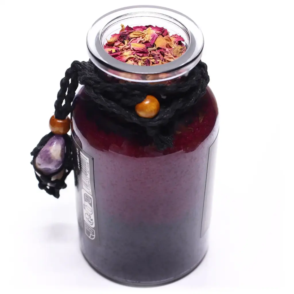 Ancient Witch Bath Spell Potion & Amethyst Crystal Amulet – Seduction | www.artisangoods.co.uk 4
