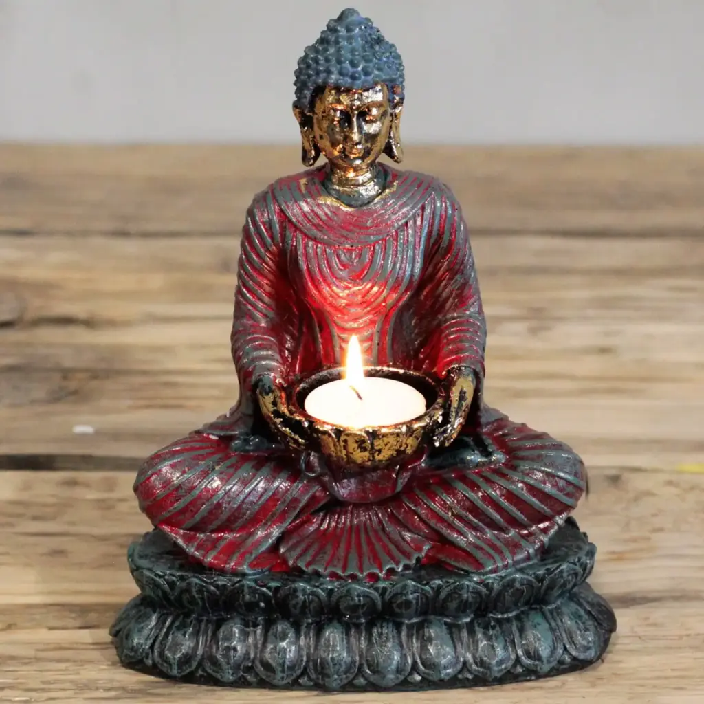 Antique Buddha – Devotee Candle Holder | www.artisangoods.co.uk 2 Antique Buddha – Devotee Candle Holder | www.artisangoods.co.uk 2