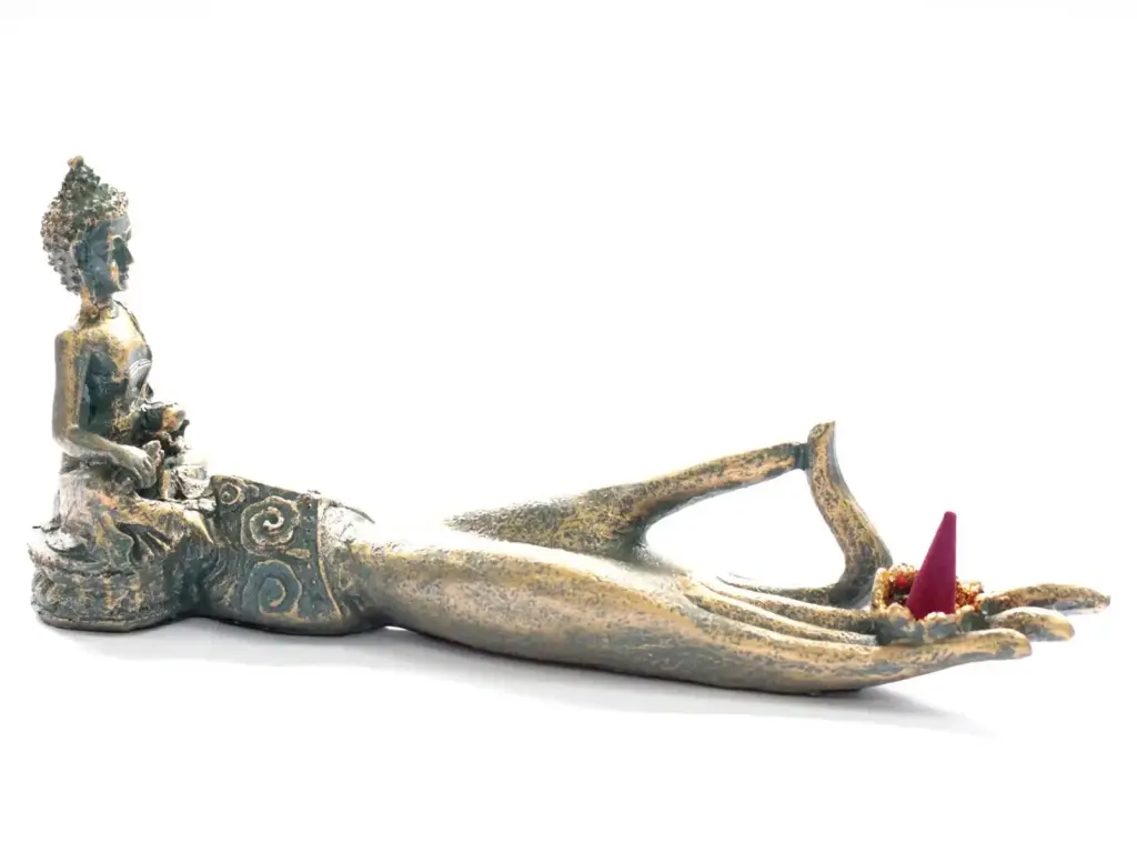 Antique Buddha – Hand Incense Burner | www.artisangoods.co.uk 5