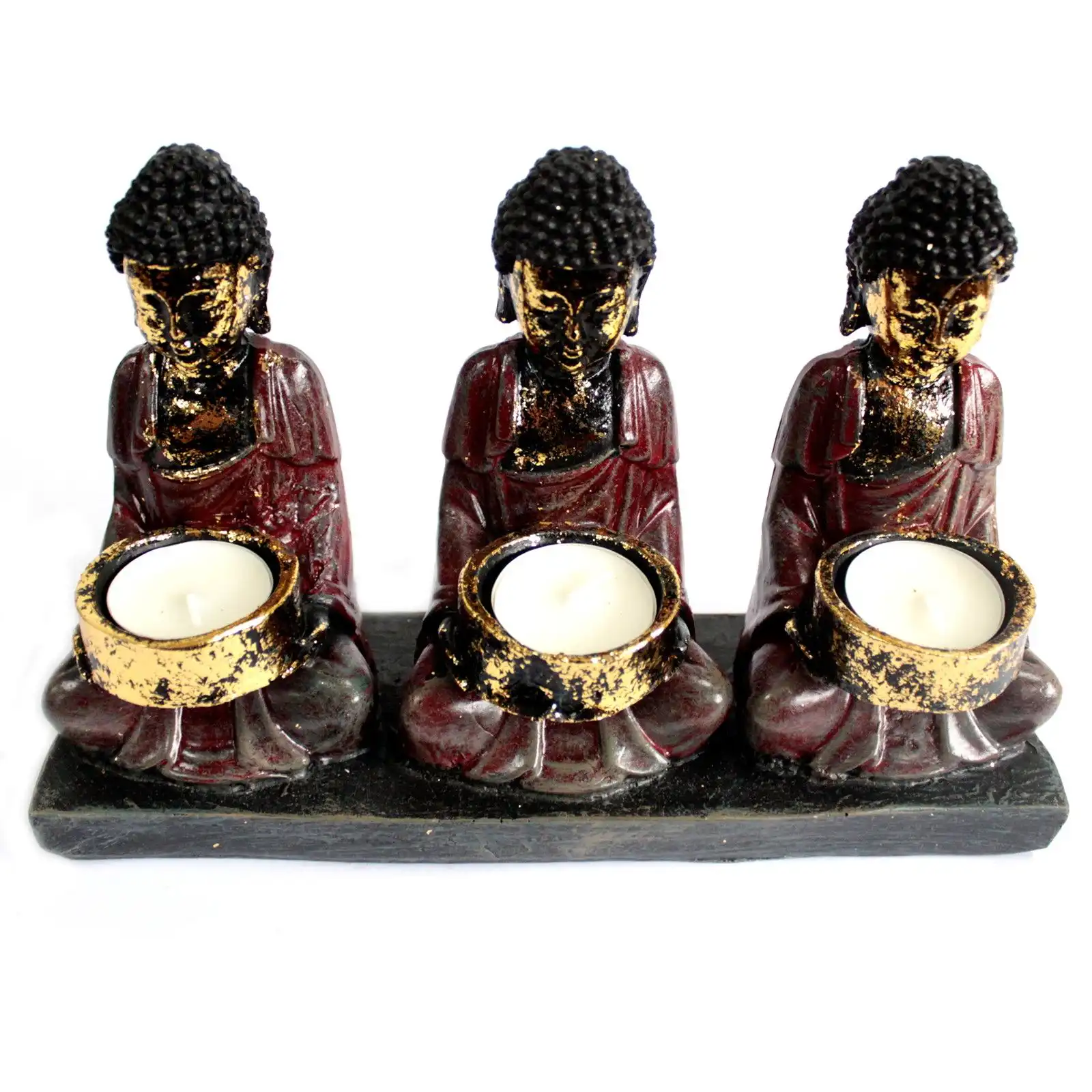 Antique Buddha – Three Devotees Candle Holder | www.artisangoods.co.uk 2 Antique Buddha – Three Devotees Candle Holder | www.artisangoods.co.uk 1