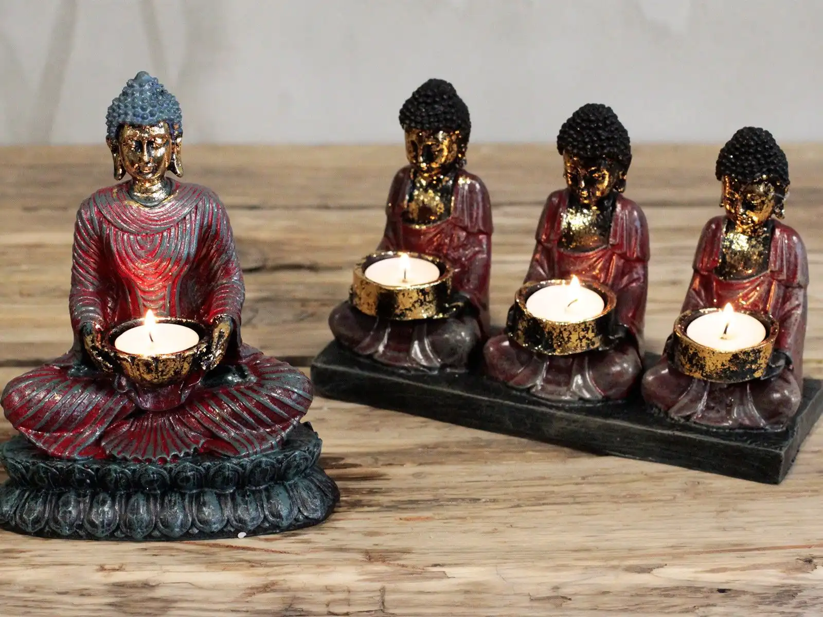 Antique Buddha – Three Devotees Candle Holder | www.artisangoods.co.uk 5 Antique Buddha – Three Devotees Candle Holder | www.artisangoods.co.uk 4