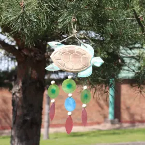 Aqua Turtle Carving and Copis Drop | www.artisangoods.co.uk 3