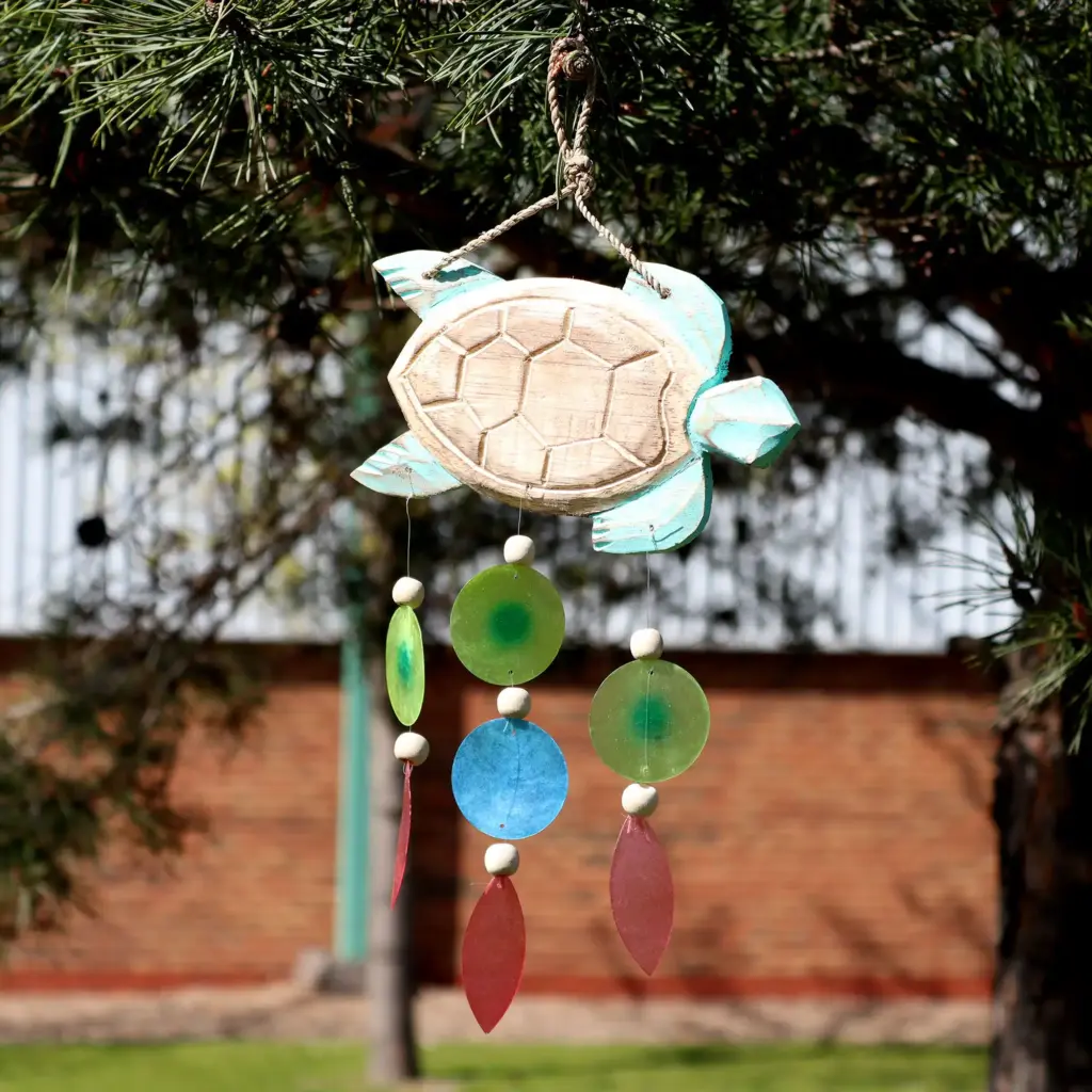 Aqua Turtle Carving and Copis Drop | www.artisangoods.co.uk 2