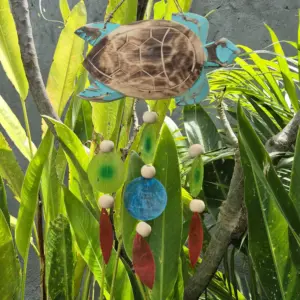Aqua Turtle Carving and Copis Drop | www.artisangoods.co.uk 5