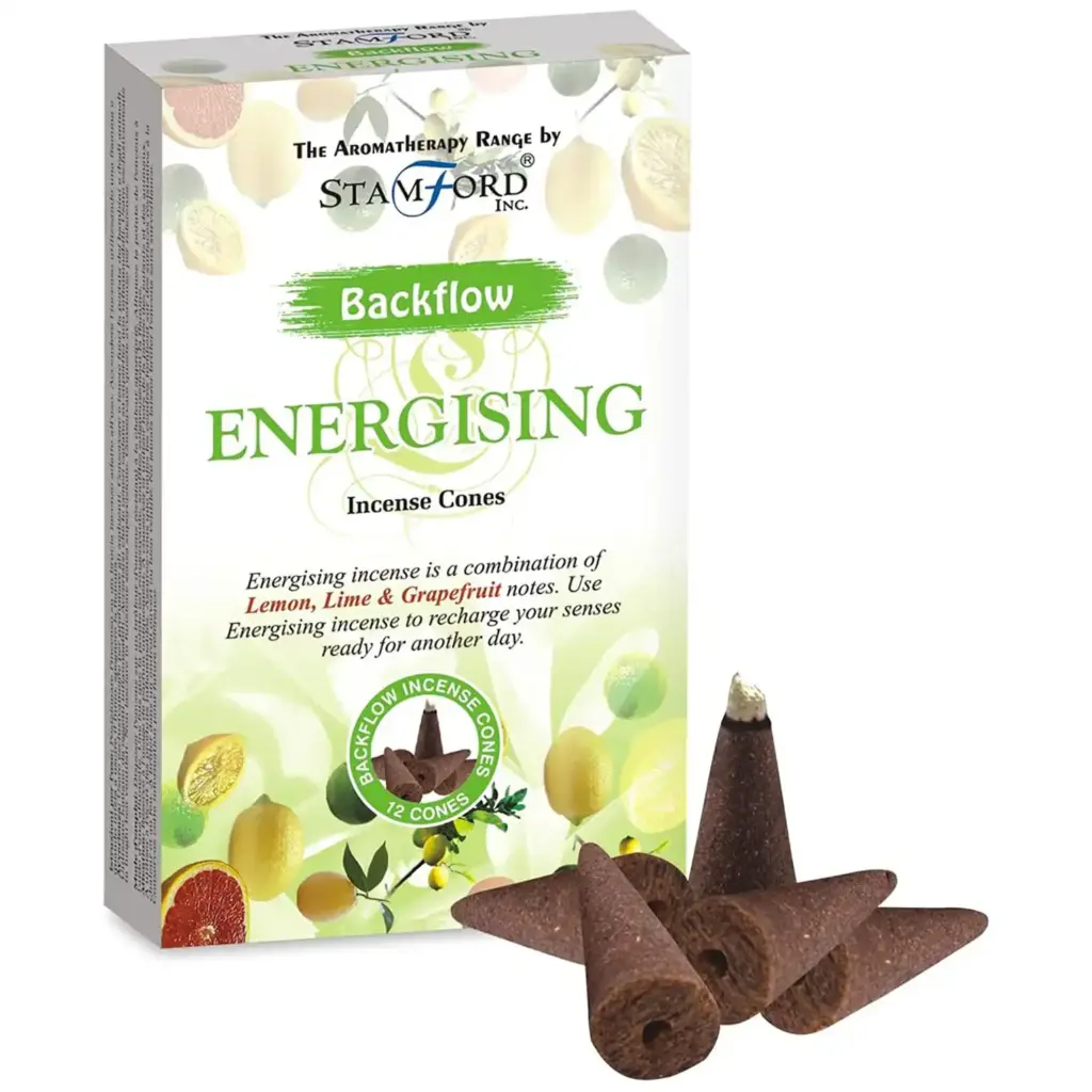 Aromatherapy Backflow Cones – Energising | www.artisangoods.co.uk