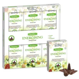 Aromatherapy Backflow Cones – Energising | www.artisangoods.co.uk 2