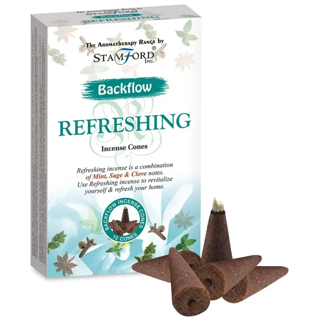 Aromatherapy Backflow Cones – Refreshing | www.artisangoods.co.uk