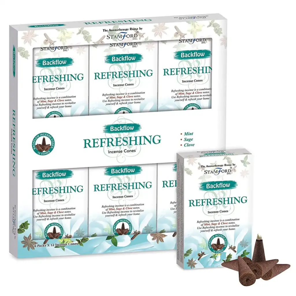 Aromatherapy Backflow Cones – Refreshing | www.artisangoods.co.uk 2