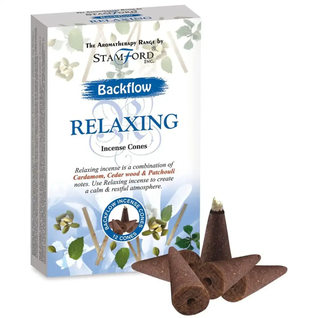 Aromatherapy Backflow Cones – Relaxing | www.artisangoods.co.uk